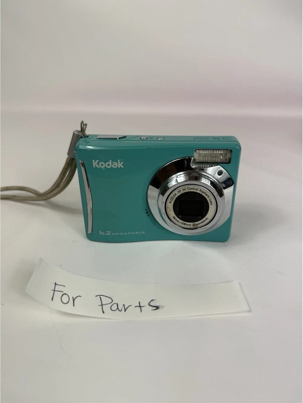 Kodak EasyShare C140 8.2MP Digital Camera - Teal Blue Aqua For Parts